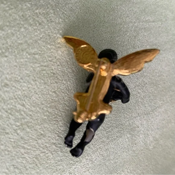 VTG Coreen Simpson Black Angel with Heart - Picture 4 of 6